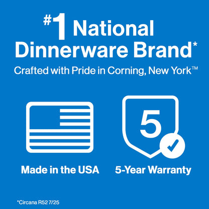 Corelle® Winter Frost White 6.75" Appetizer Plates, 6-pack
