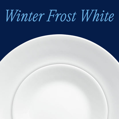 Corelle® Winter Frost White Dinnerware Set – Service for 6 + Salad Plates