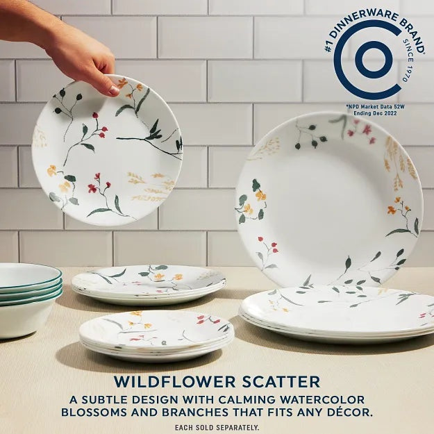 Corelle® Wildflower Scatter 10.25" Dinner Plate
