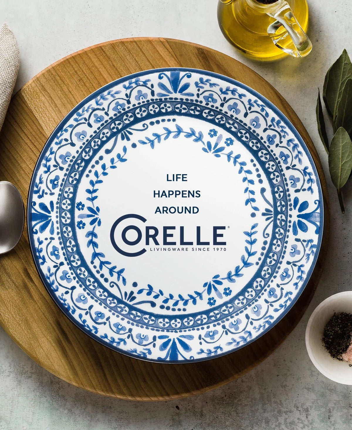 Corelle® Portofino 6.75” Appetizer Plate, 6 pack
