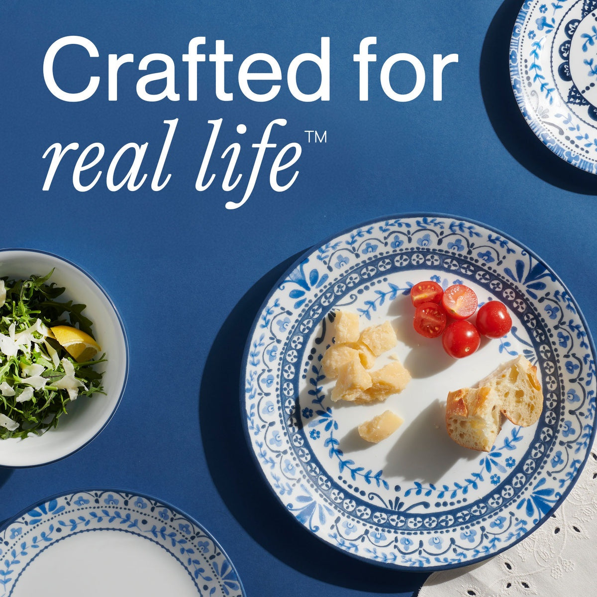 Corelle® Portofino Dinnerware Set – Service for 6 + Salad Plates