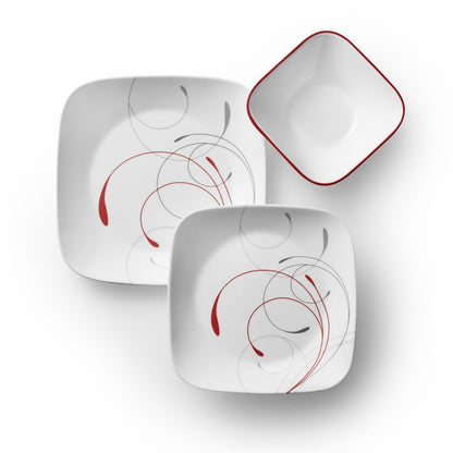 Corelle® Square Splendor 12-piece Dinnerware Set, Service for 4