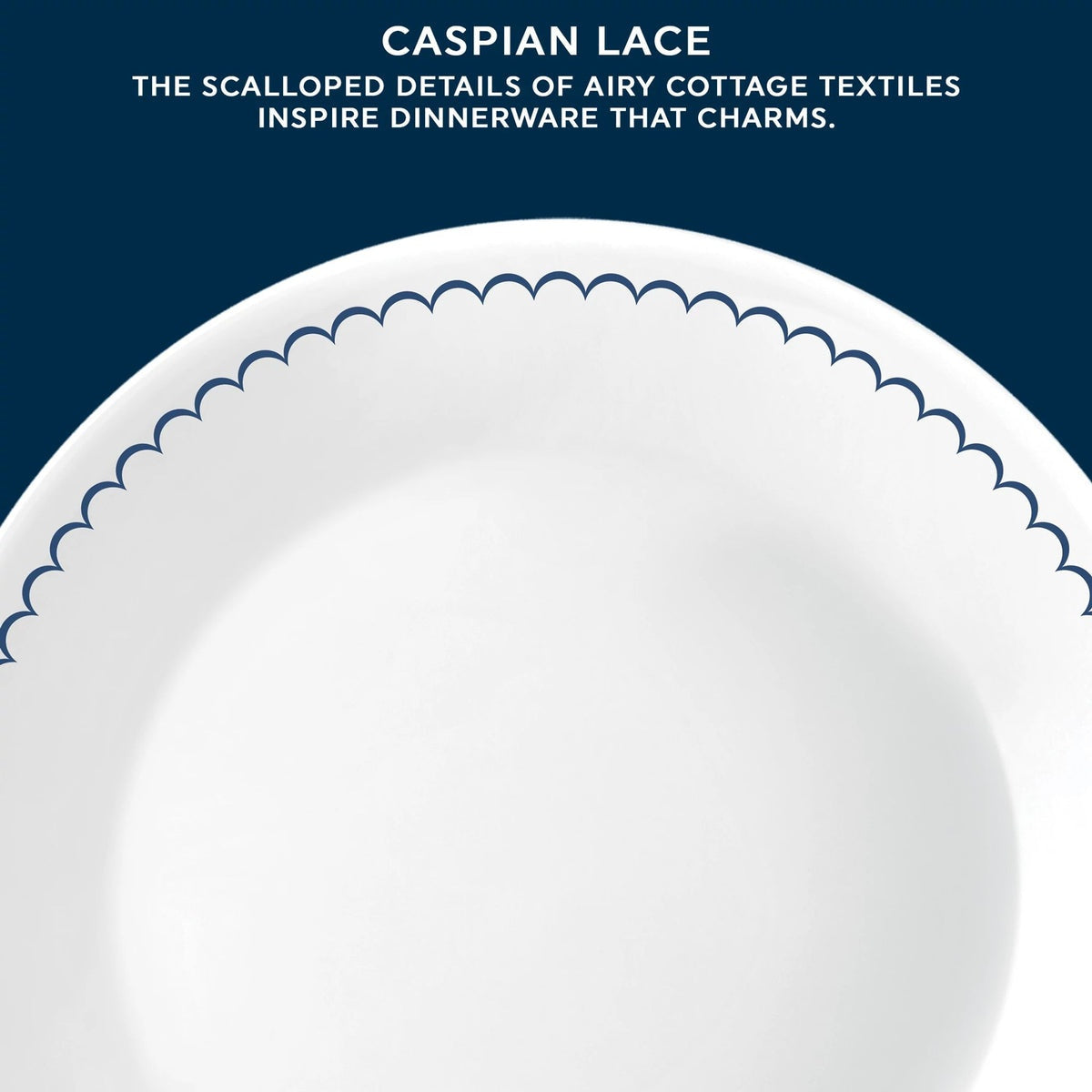 Corelle® Caspian Lace 8.5" Salad Plate