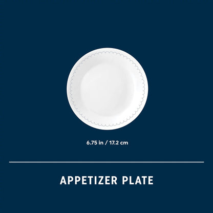 Corelle® Caspian Lace 6.75" Appetizer Plate