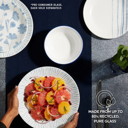 Corelle® Botanical Stripes 6.75" Appetizer Plate