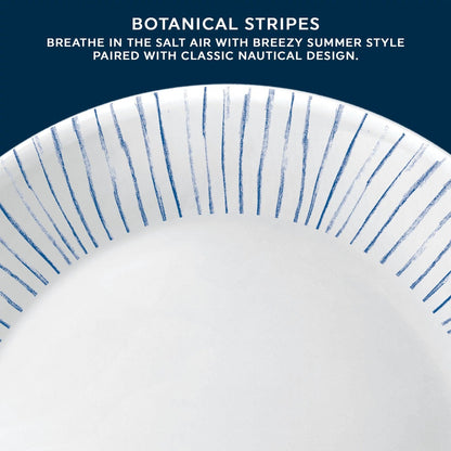 Corelle® Botanical Stripes 10.25" Dinner Plate