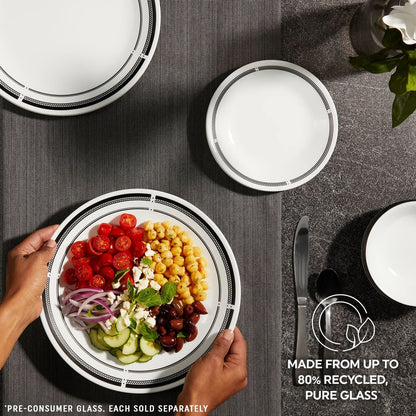 Corelle® Brasserie 6.75" Appetizer Plate, 6-pack