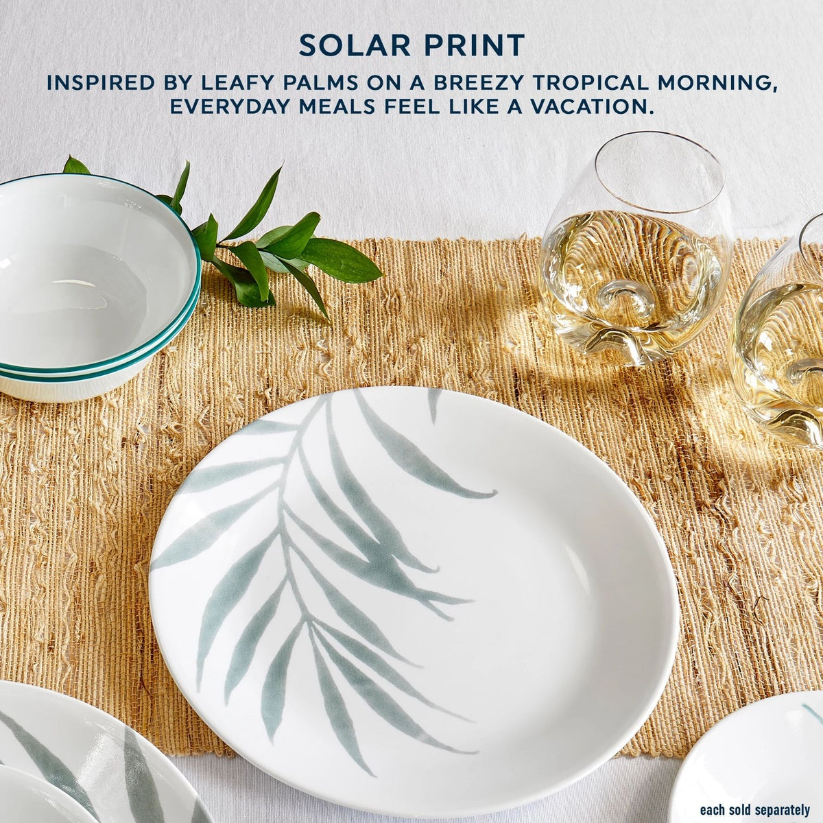 Corelle® Solar Print 8.5" Salad Plate, EXCLUSIVE