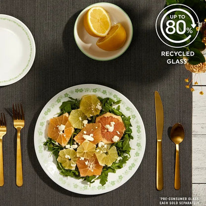Corelle® Spring Blossom Green 6.75" Appetizer Plate