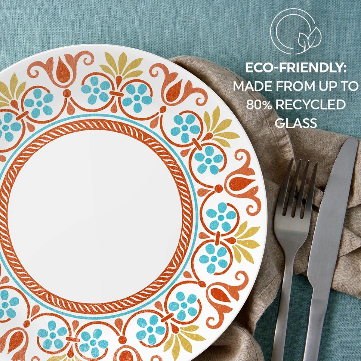 Corelle® Global Collection Terracotta Dreams 10.25" Dinner Plate