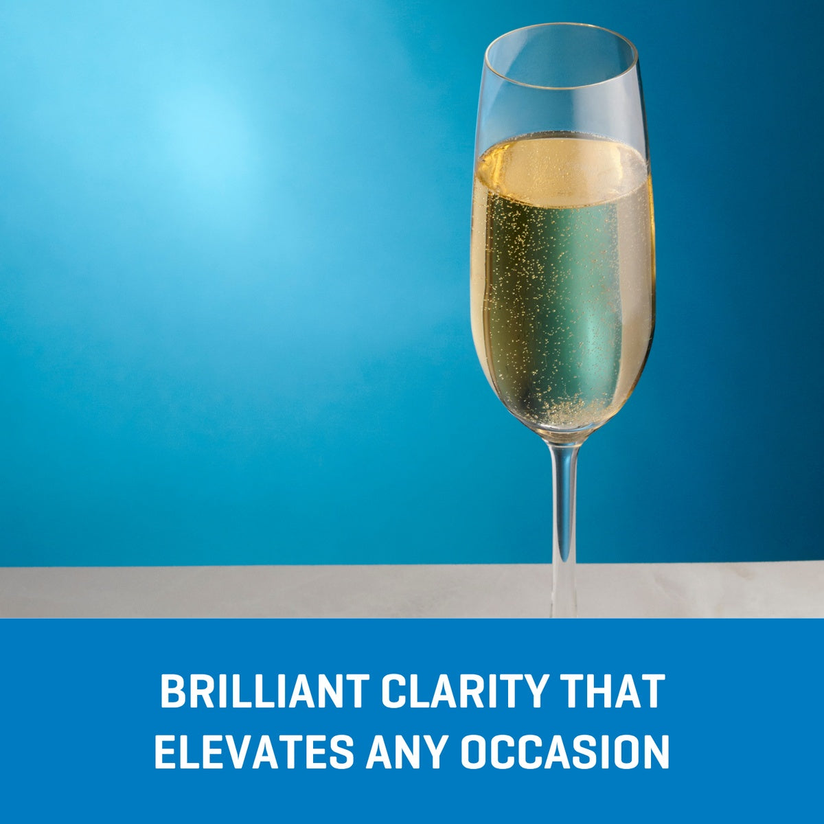 Ocean Glass Matera Champagne Flutes (4-Pieces), 7-ounce, dishwasher safe