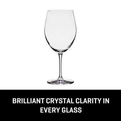Lucaris Bangkok Bliss Bordeaux Glasses (4-Pieces), 25-ounce, Dishwasher Safe, Lead-free Crystalline